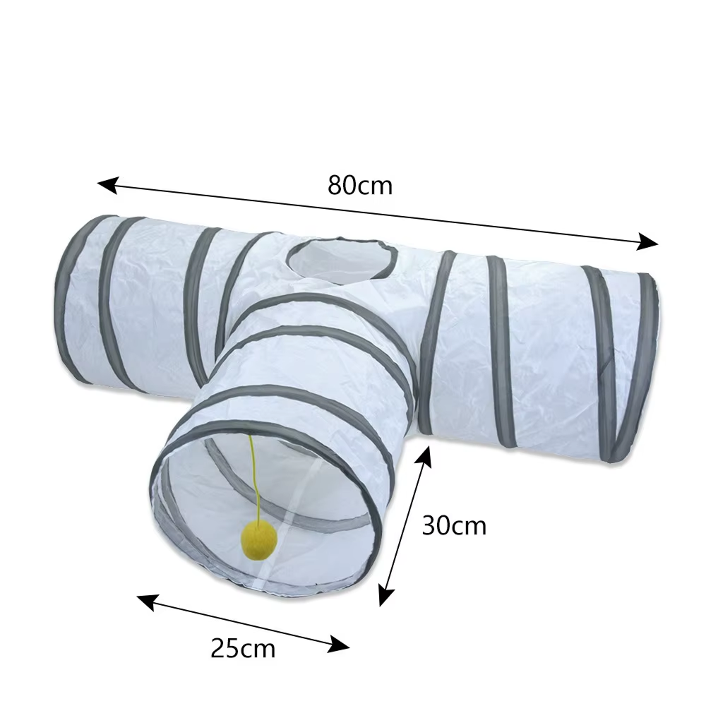 Giocattolo a tunnel per gatti